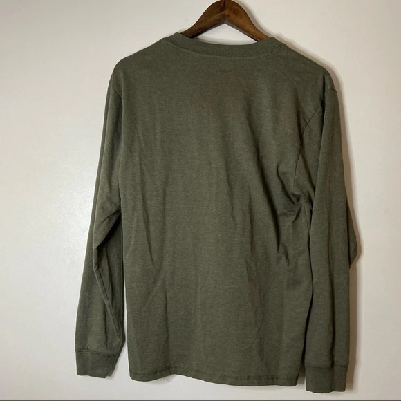 Beefy Shirt Cotton Soft Green Tee Durable Unexpectedly Soft Size Medium Button - Picture 7 of 8